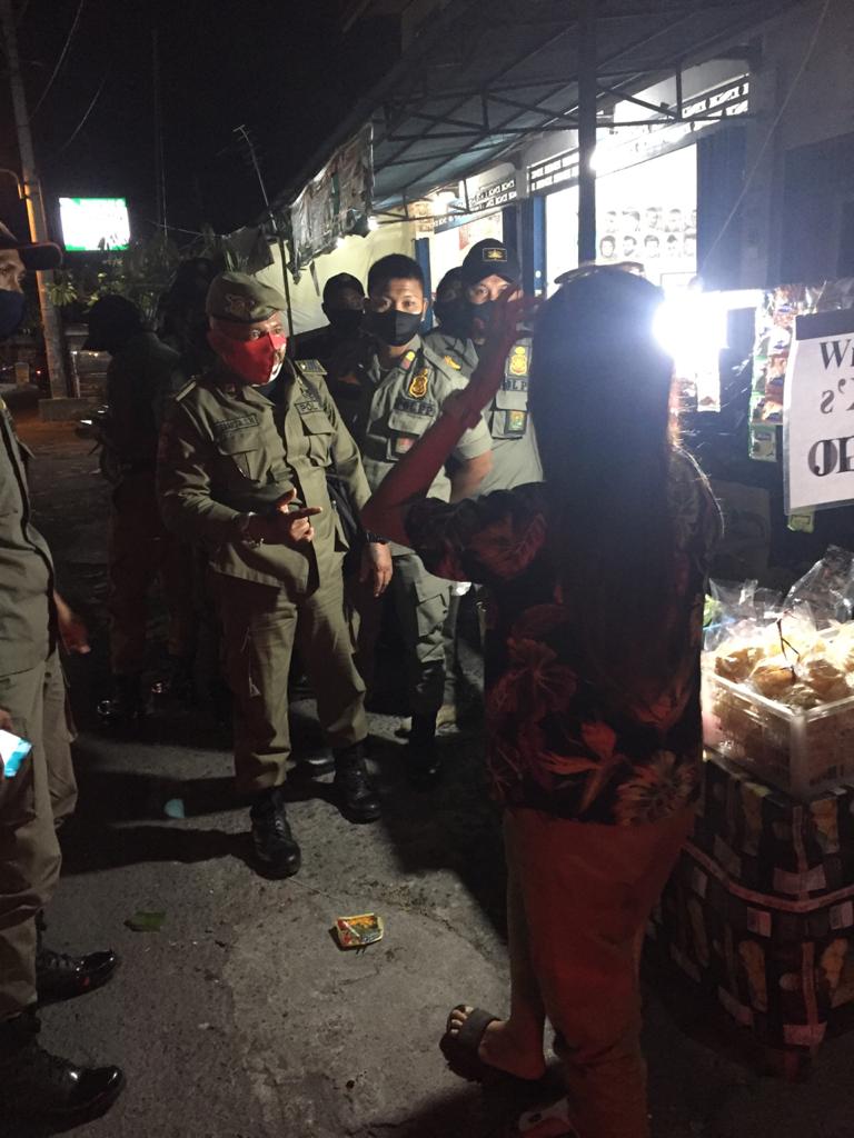 SATPOL PP DENPASAR GELAR SOSIALISASI PROTOKOL KESEHATAN DAN PENERTIBAN PKL