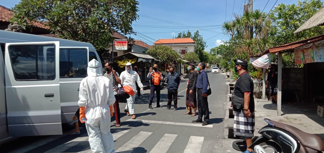 Kembali, 3 OTG Asal Sanur Kauh Dijemput Untuk Jalani Isolasi di Rumah Singgah