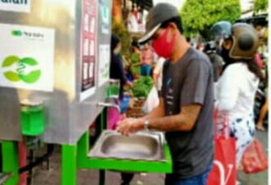 Cegah Peningkatan Klaster Covid-19, Kelurahan Sumerta Gencarkan Monitoring di Pasar Ketapian