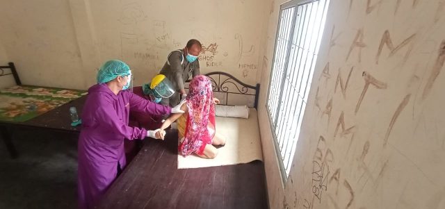 Sebelum Dirujuk ke RSJ, Satpol PP Kota Denpasar Rapid Test ODGJ