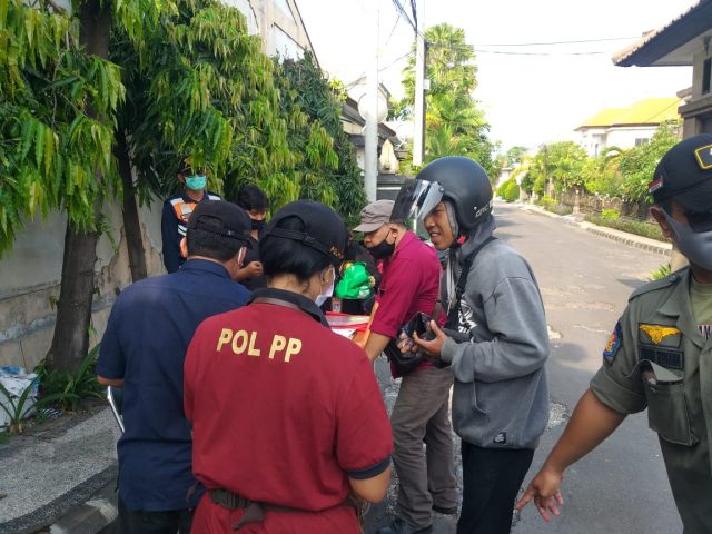 Gencarkan Sidak Masker, Tim Yustisi Denpasar Jaring 24 Pelanggar