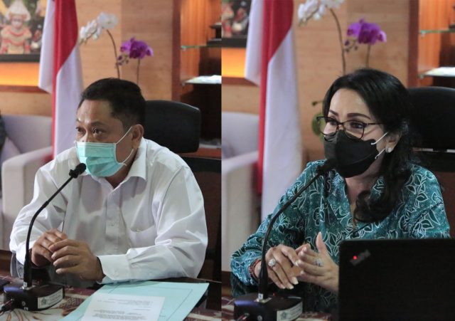 Harapkan Jadi Pelopor Pencegahan Covid-19 di Keluarga, Walikota Rai Mantra Buka Webinar TP-PKK Kota Denpasar