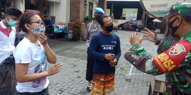 Kelurahan Penatih Gelar Sidak Gabungan Prokes