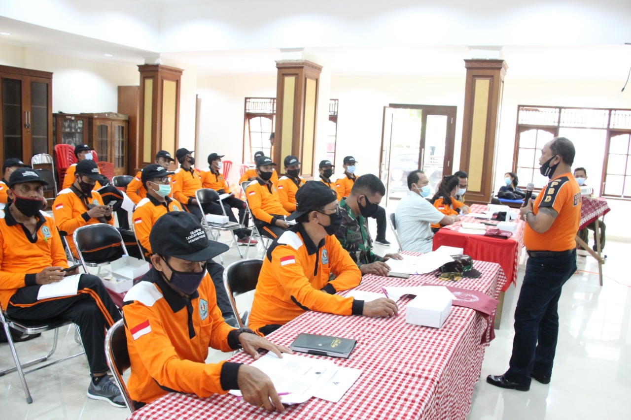 Desa Dauh Puri Kaja, Gelar Pembentukan dan Bimtek Tanggap Bencana