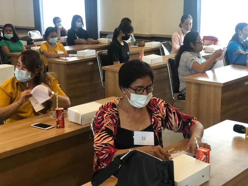 Kreativitas di Masa Pandemi, Desa Kesiman Kertalangu Gelar Lomba Melukis Masker