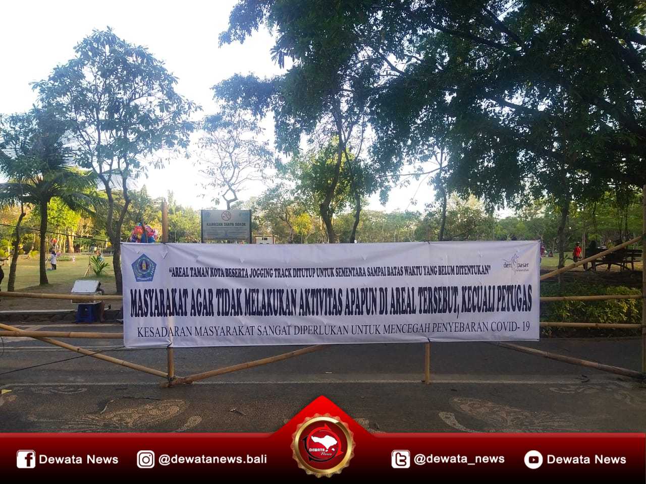 Covid-19 Terus Meningkat, Pemkot Denpasar Putuskan Tutup Kembali Fasilitas Publik