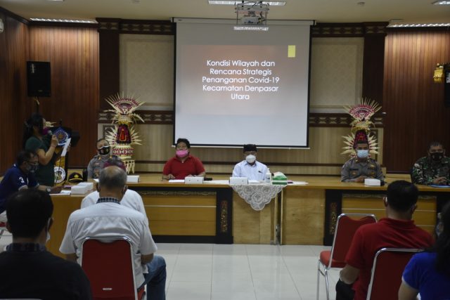Kasus Masih Tinggi, GTPP Lakukan Evaluasi Penanganan Covid di Denpasar Utara