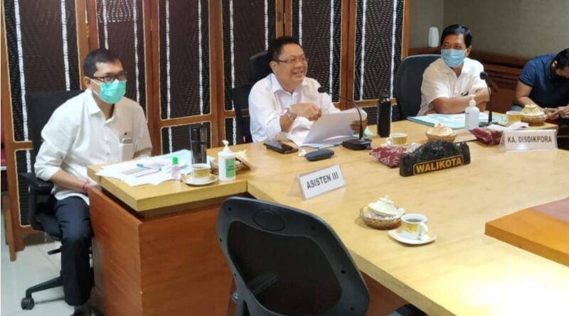 WALIKOTA RAI MANTRA PAPARKAN INOVASI “MAYA SI TEKMAS” SECARA VIDCON