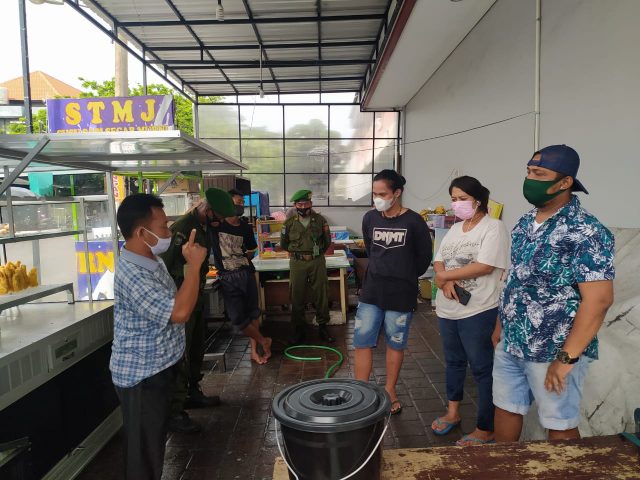 Putus Penyebaran Covid-19, Ubung Sosialisasikan Prokes di Kalangan UMKM