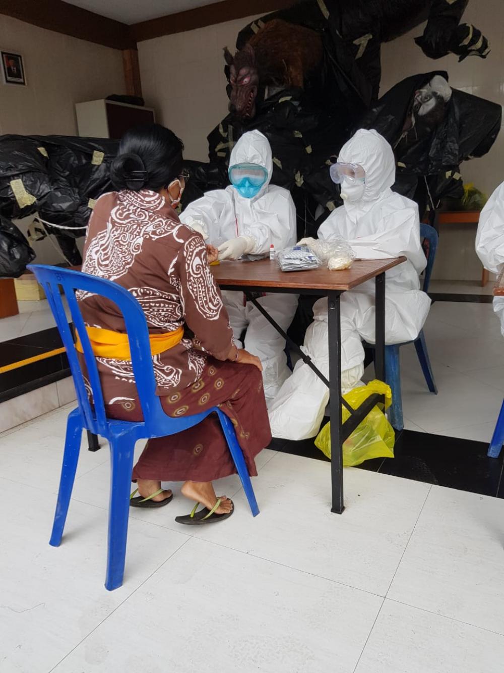 Pasca Kasus Positif di Sesetan, 219 Warga Jalani Rapid Test. Ini hasilnya.