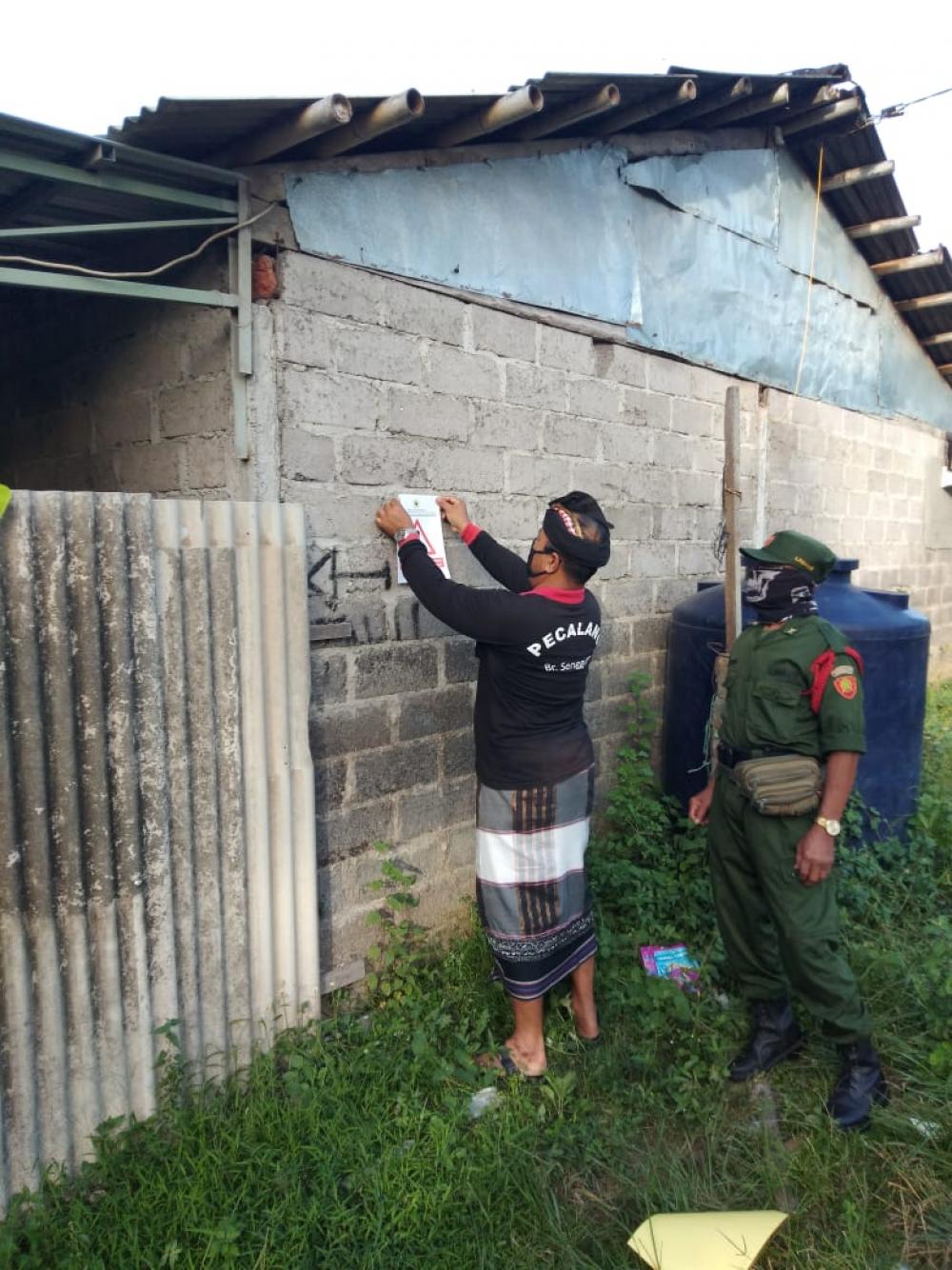 Kelurahan Tonja Tempel Stiker “Khusus” Rumah  Duktang Yang Baru Datang Dari Kampung
