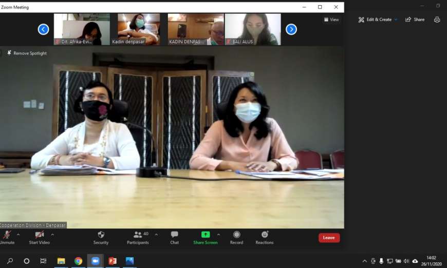 Pemkot Denpasar Gelar Virtual Plan Action Sister City Dengan Mosel Bay Afrika Selatan