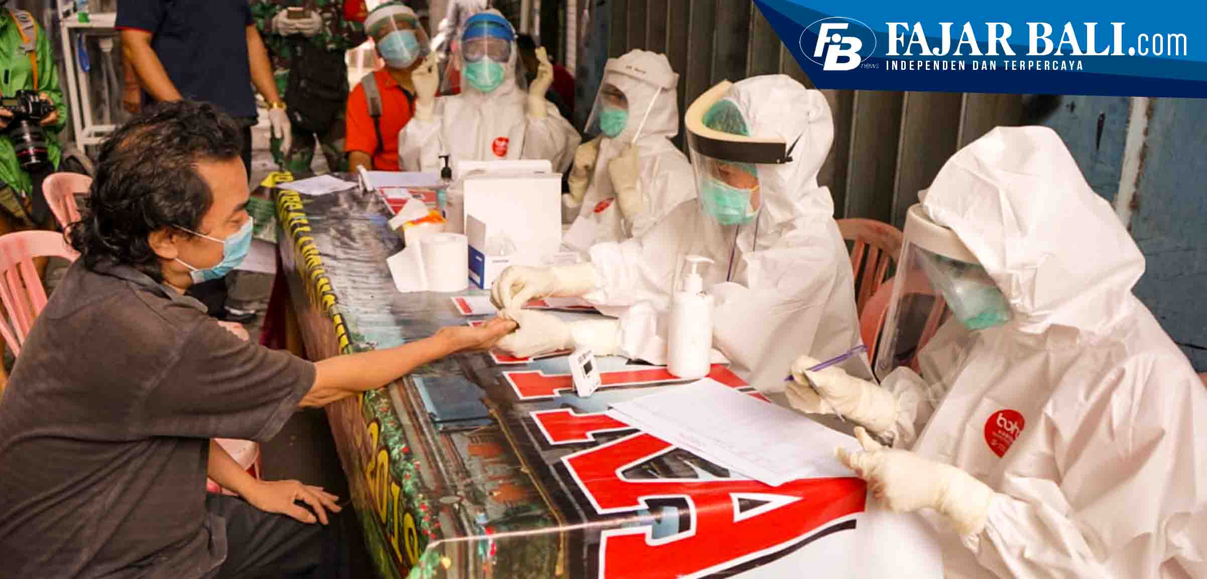 Warga Satu Gang di Jalan Gunung Salak Dirapid Tes