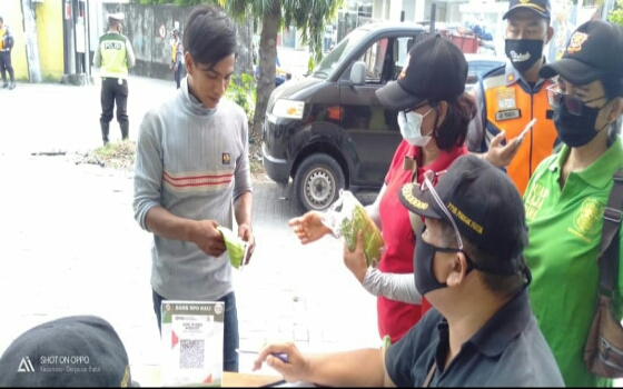 Langgar Protokol Kesehatan, Tim Gabungan Yustisi Denpasar Jaring 23 Orang