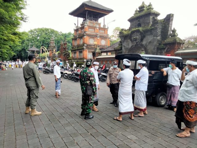 Tekan Penyebaran Covid-19, Tim Yustisi Kota Denpasar Lakukan Pemantauan Prokes