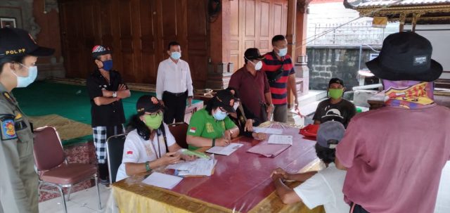 Operasi Prokes di Kelurahan Sesetan, 18 Pelanggar Terjaring