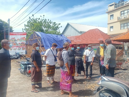 Tekan Penyebaran Covid-19, DPMD Kota Denpasar Monitoring Pelaksanan PPKM