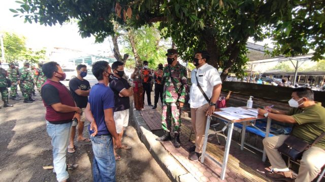 Gelar Penertiban di Jalan Sutoyo, Tim Yustisi Denpasar Jaring 19 Pelanggar Prokes