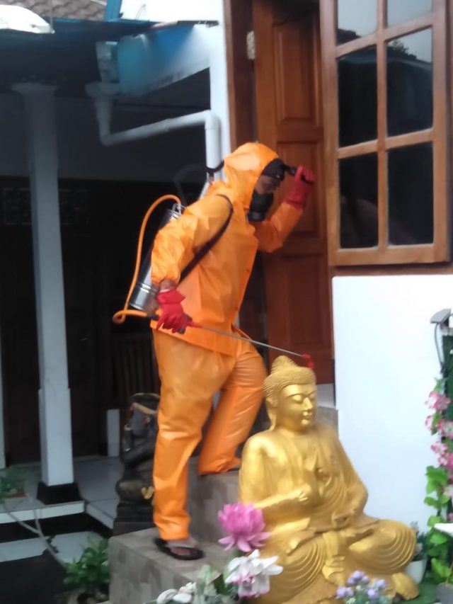 Cegah Penyebaran Covid-19, Penyemprotan Disinfektan kembali Digelar