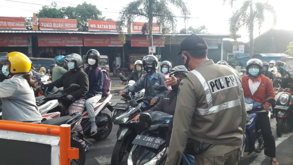 717 Orang Terjaring Sejak Pemberlakuan PPKM Darurat di Denpasar