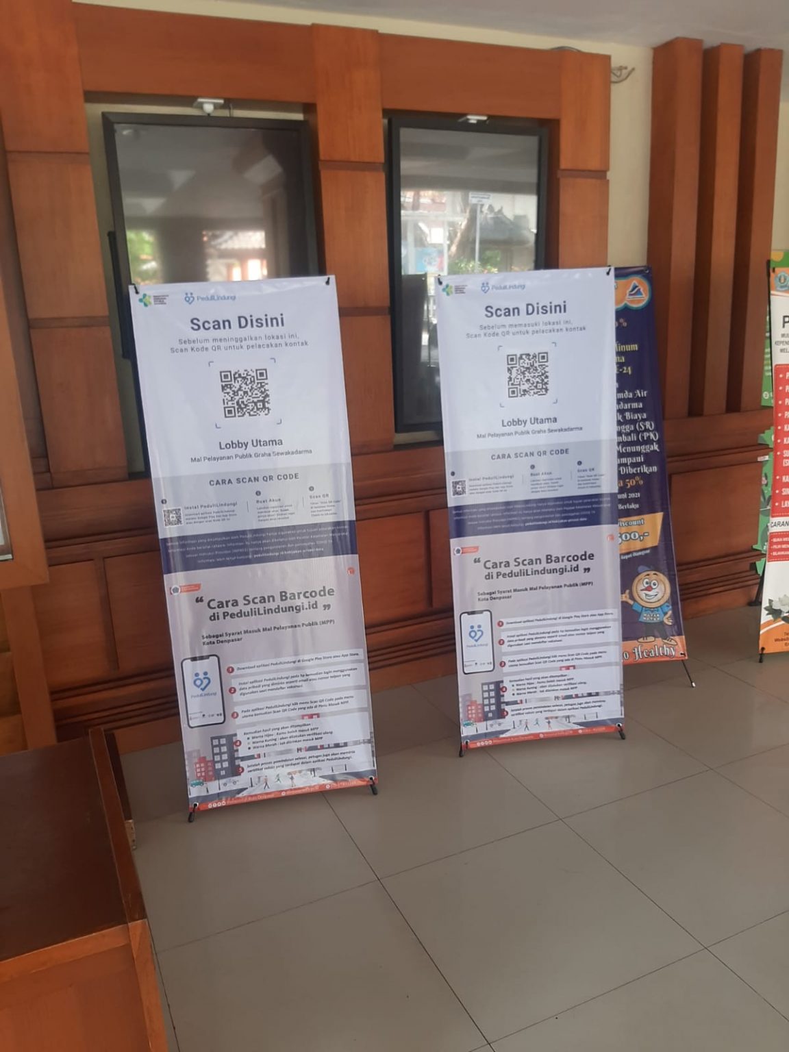 Kantor Pemerintah Termasuk Mal Pelayanan Publik di Denpasar Terapkan Aplikasi PeduliLindungi