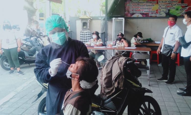 Kembali, 20 Orang Pelanggar Prokes Terjaring Tim Yustisi Denpasar