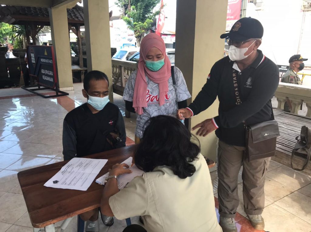 Lagi, 30 Pelanggar Prokes Terjaring Tim Yustisi Denpasar