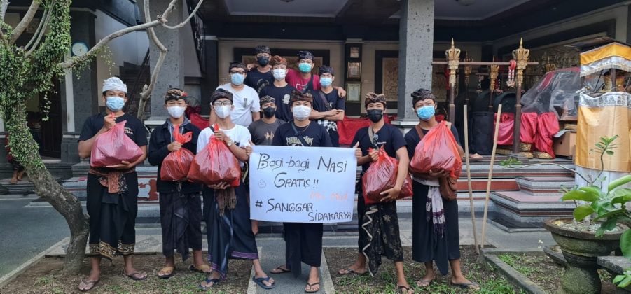 1.000 Nasi Bungkus Gratis juga Disalurkan di Sidakarya