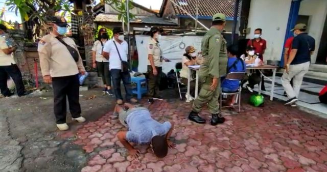 Delapan Pelanggar Terjaring, Tim Yustisi Gelar Pemantauan Prokes di Jalan Gunung Agung-Jalan Gunung Sanghyang
